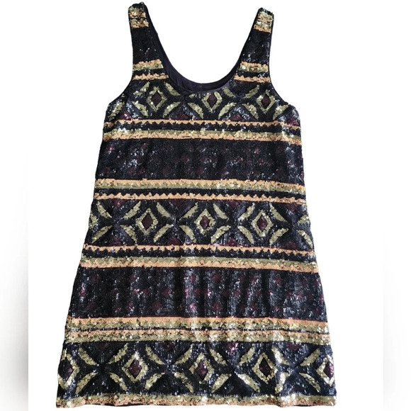 Free People Sequin Mini Dress - Picture 5 of 8